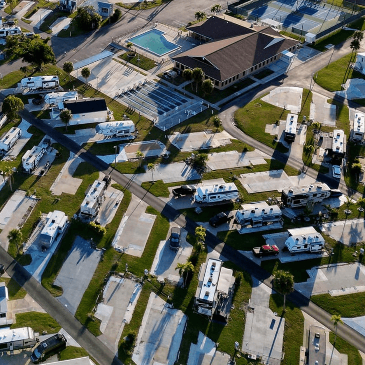 Modern manufactured home exterior in Southwest Florida